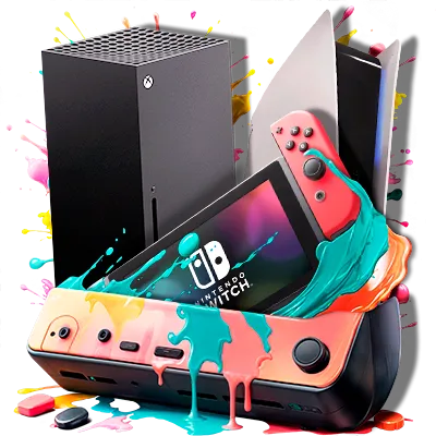 Коробка с консолями